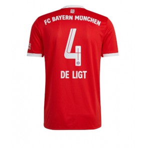 Bayern Munich Matthijs de Ligt #4 Hemmatröja 2022-23 Kortärmad